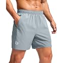 G Gradual Men's Athletic Running Shorts with 2 Zipper Pockets 7"/ 5"/ 9"