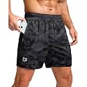 G Gradual Men's Athletic Running Shorts with 2 Zipper Pockets 7"/ 5"/ 9"