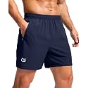 G Gradual Men's Athletic Running Shorts with 2 Zipper Pockets 7"/ 5"/ 9"