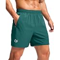 G Gradual Men's Athletic Running Shorts with 2 Zipper Pockets 7"/ 5"/ 9"