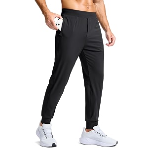 g gradual men39s golf joggers pants with zipper pockets stretch sweatpants