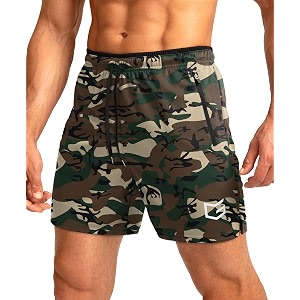 G Gradual Mens Gym Workout Shorts Zipper