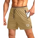 G Gradual Men39s Gym Workout Shorts Zipper
