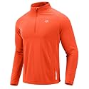 G Gradual Men's Quarter Zip Pullover Running Athletic Shirts Long Sleeve