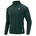 G Gradual Men's Quarter Zip Pullover Running Athletic Shirts Long Sleeve
