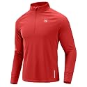 G Gradual Men's Quarter Zip Pullover Running Athletic Shirts Long Sleeve