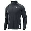 G Gradual Men's Quarter Zip Pullover Running Athletic Shirts Long Sleeve