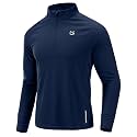G Gradual Men's Quarter Zip Pullover Running Athletic Shirts Long Sleeve