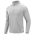 G Gradual Men's Quarter Zip Pullover Running Athletic Shirts Long Sleeve