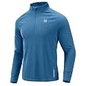 G Gradual Men's Quarter Zip Pullover Running Athletic Shirts Long Sleeve