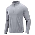 G Gradual Men's Quarter Zip Pullover Running Athletic Shirts Long Sleeve