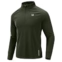 G Gradual Men's Quarter Zip Pullover Running Athletic Shirts Long Sleeve
