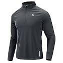 G Gradual Men's Quarter Zip Pullover Running Athletic Shirts Long Sleeve