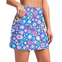 G Gradual Women's 16" Swim Skirt with Pockets High Waisted Tummy Control Modest Swimsuit Bathing Suit Bottoms for Women