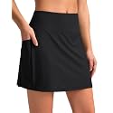 G Gradual Women's 16" Swim Skirt with Pockets High Waisted Tummy Control Modest Swimsuit Bathing Suit Bottoms for Women