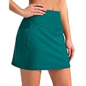 G Gradual Women's 16" Swim Skirt with Pockets High Waisted Tummy Control Modest Swimsuit Bathing Suit Bottoms for Women