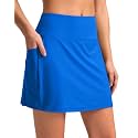 G Gradual Women's 16" Swim Skirt with Pockets High Waisted Tummy Control Modest Swimsuit Bathing Suit Bottoms for Women