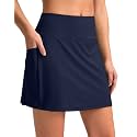 G Gradual Women's 16" Swim Skirt with Pockets High Waisted Tummy Control Modest Swimsuit Bathing Suit Bottoms for Women