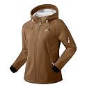 G Gradual Women's Fleece Lined Softshell Jacket Windproof Warm Light Waterproof Hooded Jacket for Women Winter/Fall/Spring
