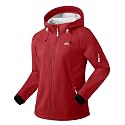 G Gradual Women's Fleece Lined Softshell Jacket Windproof Warm Light Waterproof Hooded Jacket for Women Winter/Fall/Spring