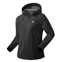 G Gradual Women's Fleece Lined Softshell Jacket Windproof Warm Light Waterproof Hooded Jacket for Women Winter/Fall/Spring
