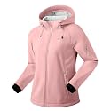 G Gradual Women's Fleece Lined Softshell Jacket Windproof Warm Light Waterproof Hooded Jacket for Women Winter/Fall/Spring
