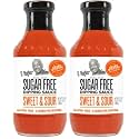 G Hughes Sugar Free Sweet & Sour Sauce - Gluten Free Dipping Sauce, Great Tasting Healthy Sauce, No Sugar Sauce, 2 Carbs Per Serving - 17 Oz (2-Pack)