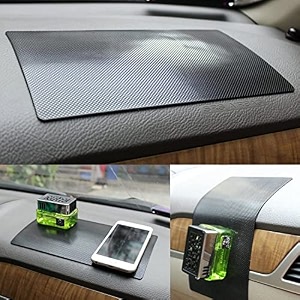 g mall sticky adhesive extra large grip anti slip rubber mount car dashboard pad for mobile phone holder sat nav glasses keys coins black 1320 cm