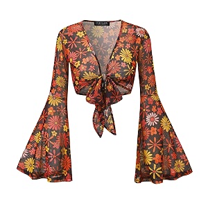 For G and PL Women Tie Front