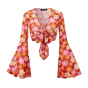 For G and PL Women Tie Front