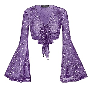 For G and PL Women Tie Front
