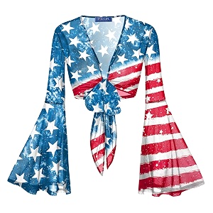 For G and PL Women Tie Front