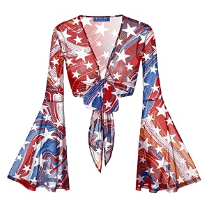 For G and PL Women Tie Front