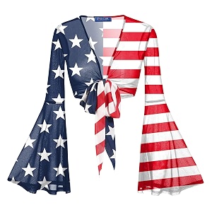 For G and PL Women Tie Front
