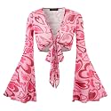For G and PL Women Tie Front
