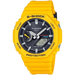 g-shock gab2100c-9a bluetooth solar gab2100 series yellow