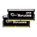 G.SKILL Ripjaws DDR5 SO-DIMM Series DDR5 RAM 64GB (2x32GB) Up to 5600MT/s* CL46-45-45-89 1.10V Unbuffered Non-ECC Notebook/Laptop Memory SO-DIMM (F5-5600S4645A32GX2-RS)
