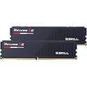 G.SKILL Ripjaws S5 Series DDR5 RAM (Intel XMP 3.0 & AMD EXPO) 64GB (2x32GB) Up to 5200MT/s* CL40-40-40-83 1.10V Desktop Computer Memory U-DIMM - Matte Black (F5-5200J4040A32GX2-RS5K)