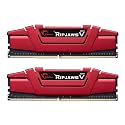 G.SKILL RipjawsV Series DDR4 RAM (XMP) 16GB (2x8GB) Up to 3200MT/s* CL16-18-18-38 1.35V Intel AMD Desktop Computer Memory U-DIMM - Red (F4-3200C16D-16GVRB)