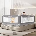 G TALECO GEAR Bed Rail for Toddlers, Stable Protective Bed Side Rails, Baby Bedrail Guard for Twin Full Queen &amp; King Size Bed((3 Sides for King Size) 78.74x78.74x74.8 Inch)
