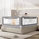 G TALECO GEAR Bed Rail for Toddlers, Stable Protective Bed Side Rails, Baby Bedrail Guard for Twin Full Queen &amp; King Size Bed ((3 Sides for Queen Size) 78.74x78.74x59 Inch)