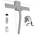 GÜTEWERK Silicone Shower Squeegee with 3-in-1 No-Drill Mount, Grey, 9''