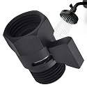 G1/2 IPS Shower Head Shut Off Valve - Brass, Black