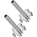 G23 Titanium Flat Back Post (Post Only), Threadless Push Pin &amp; Internally Threaded, 16G/18G/20G, 4.5-14mm, Silver/Gold/Black, Round/Heart/Star/Flower Base for Nose, Helix, Tragus