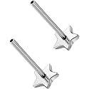 G23 Titanium Flat Back Post (Post Only), Threadless Push Pin & Internally Threaded, 16G/18G/20G, 4.5-14mm, Silver/Gold/Black, Round/Heart/Star/Flower Base for Nose, Helix, Tragus