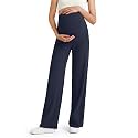 G4Free BareFeel Maternity Yoga Pants Pregnancy Slacks Over the Belly