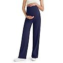 G4Free BareFeel Maternity Yoga Pants Pregnancy Slacks Over the Belly