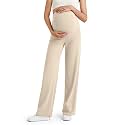 G4Free BareFeel Maternity Yoga Pants Pregnancy Slacks Over the Belly