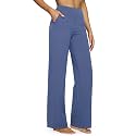 G4Free Yoga Pants for Women Wide Leg Pants with Pockets High Waisted