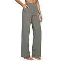 G4Free Yoga Pants for Women Wide Leg Pants with Pockets High Waisted